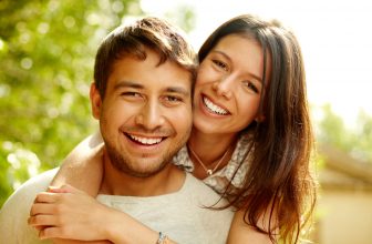 Happy couple after improved sex life